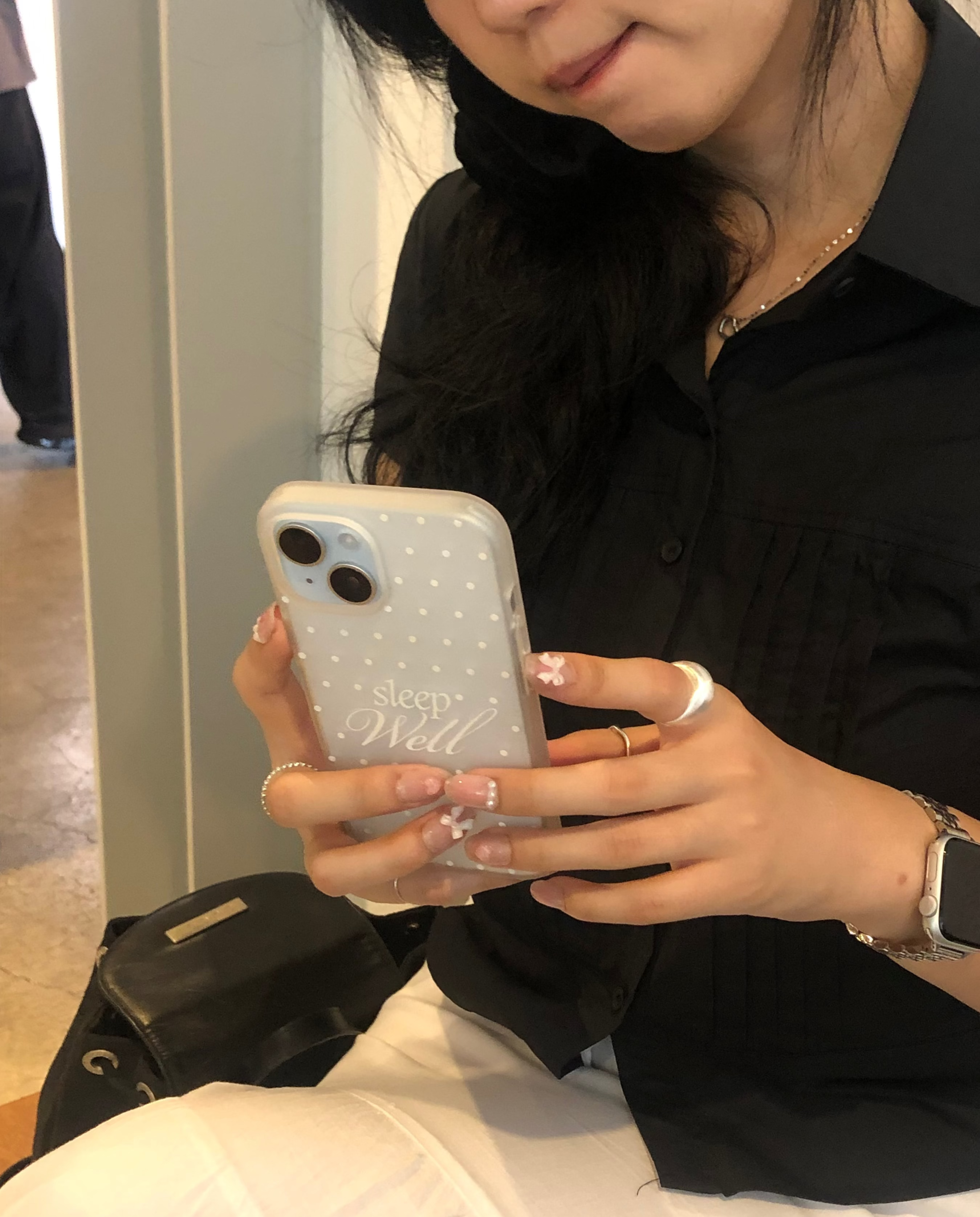 Sleep Well Phone Case (polka dot)