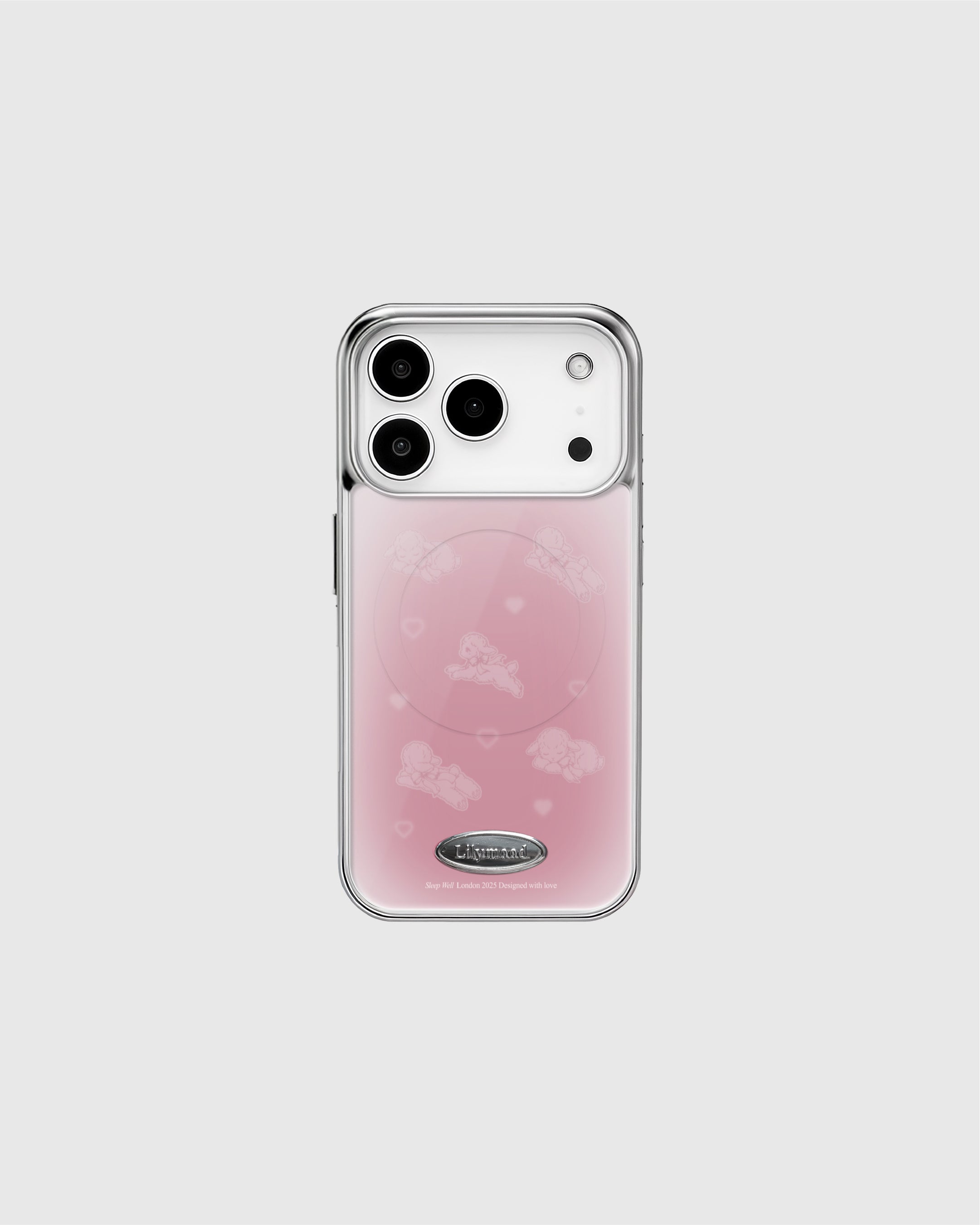(Silver) Pink Sheepie Phone Case