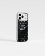Polkadot Phone Case (Silver)
