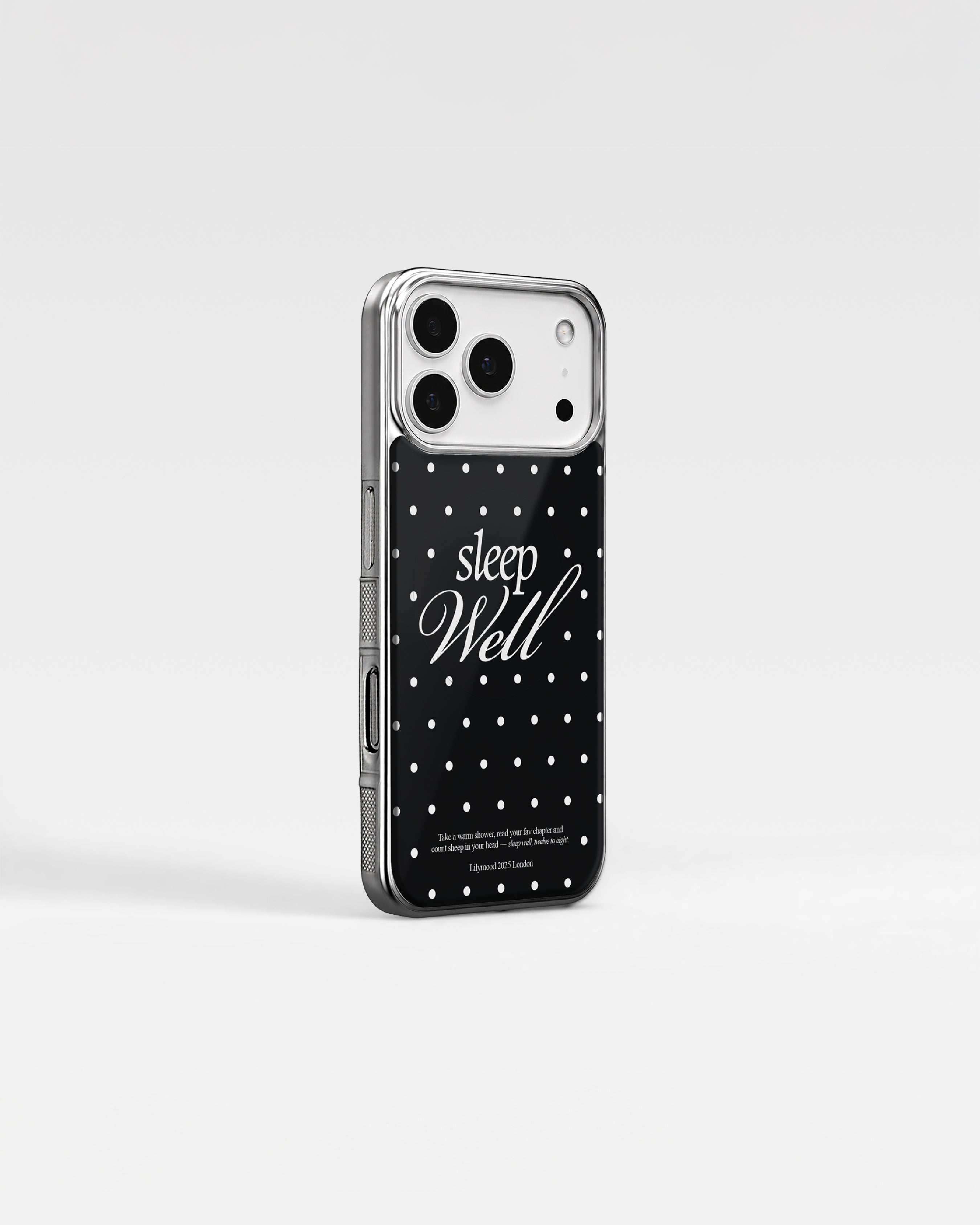 Polkadot Phone Case (Silver)