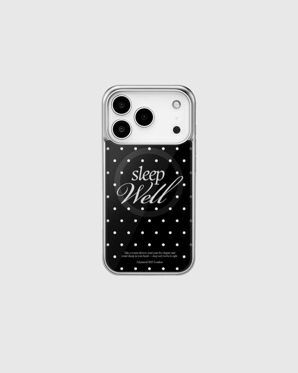 Polkadot Phone Case (Silver)