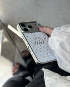 Polkadot Phone Case (White Mirror)