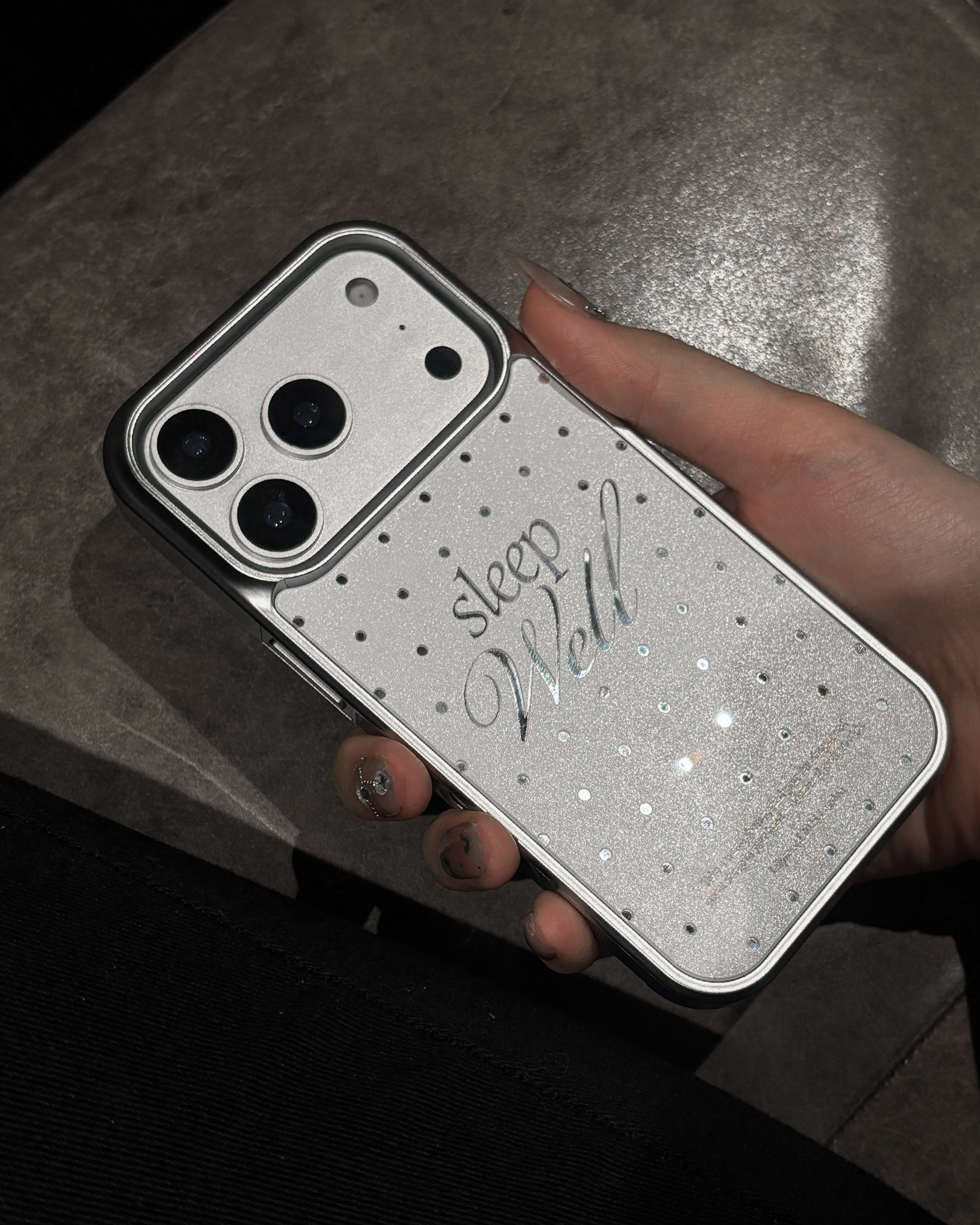 Polkadot Phone Case (White Mirror)