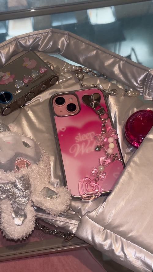 Sleep Well Phone Case (pink pink)