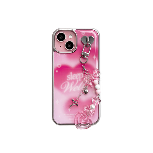 Sleep Well Phone Case (pink pink)
